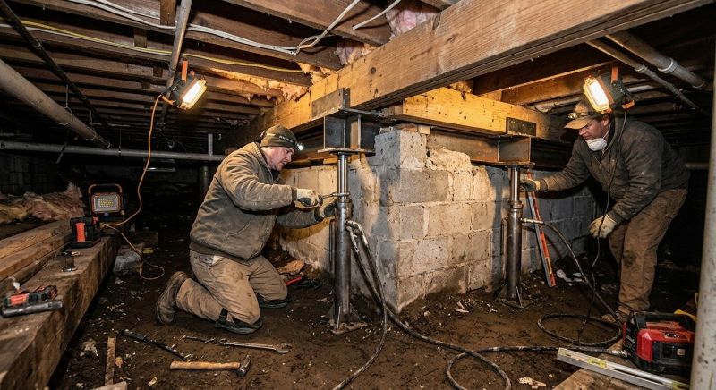 Basement Foundation Repair in Wilmington, NC
