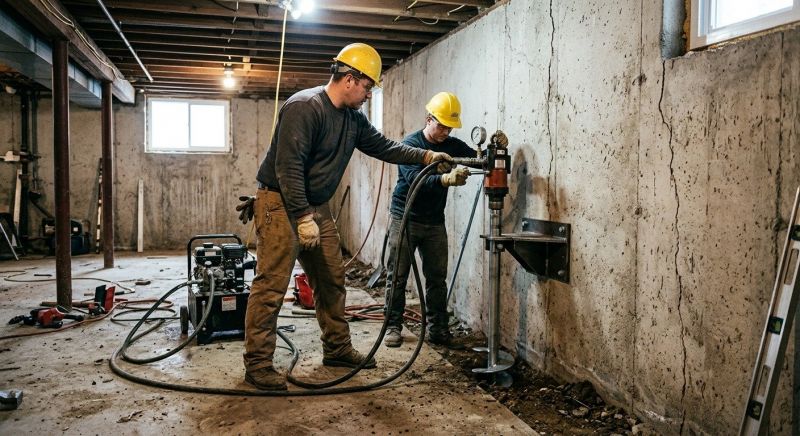 Basement Stabilization in Leland, NC