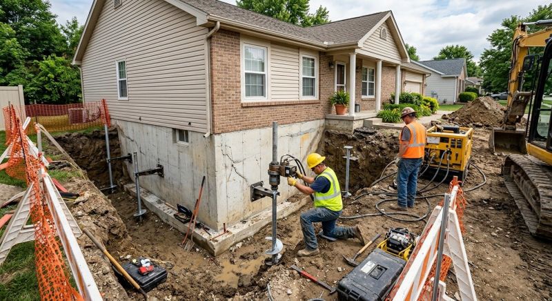 Building Foundation Repair in Brunswick County, NC