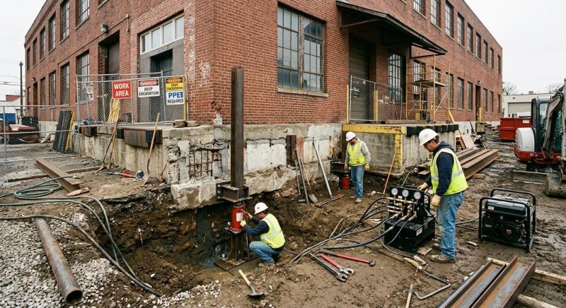 Commercial Foundation Repair in Leland, NC