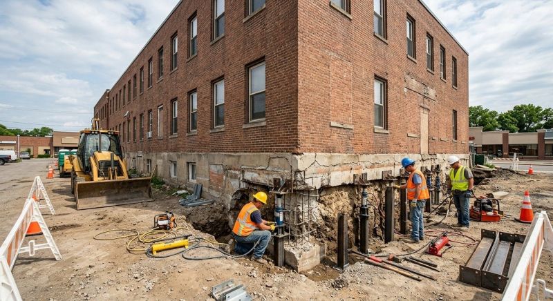 Commercial Foundation Repair in Leland, NC