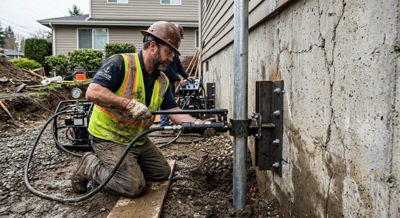 Concrete Foundation Leveling in Bolivia, NC