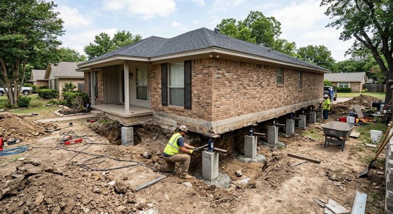 Concrete Foundation Leveling in New Hanover County, NC