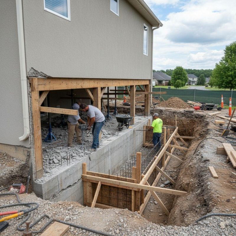 Concrete Foundation Repair in Brunswick County, NC