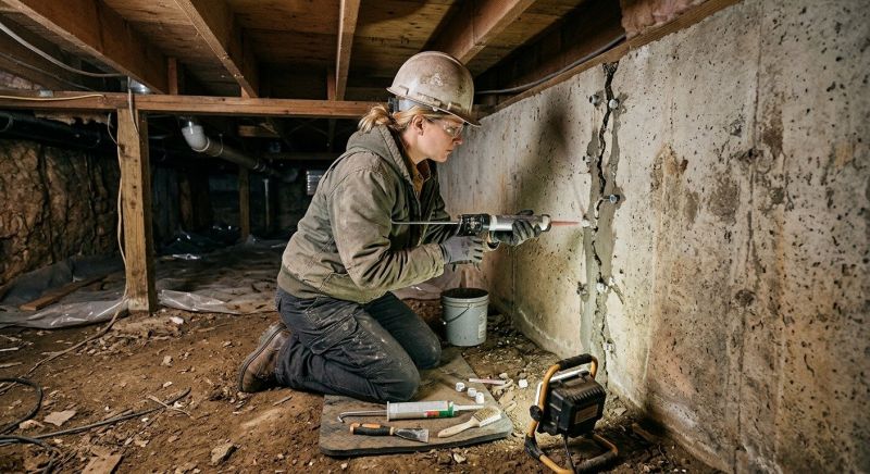 Concrete Foundation Repair in Carolina Beach, NC