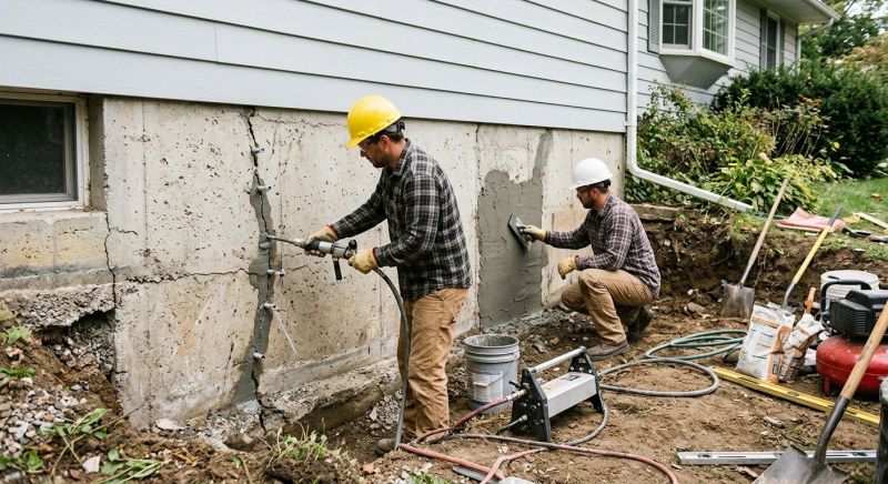 Concrete Foundation Repair in Oak Island, NC