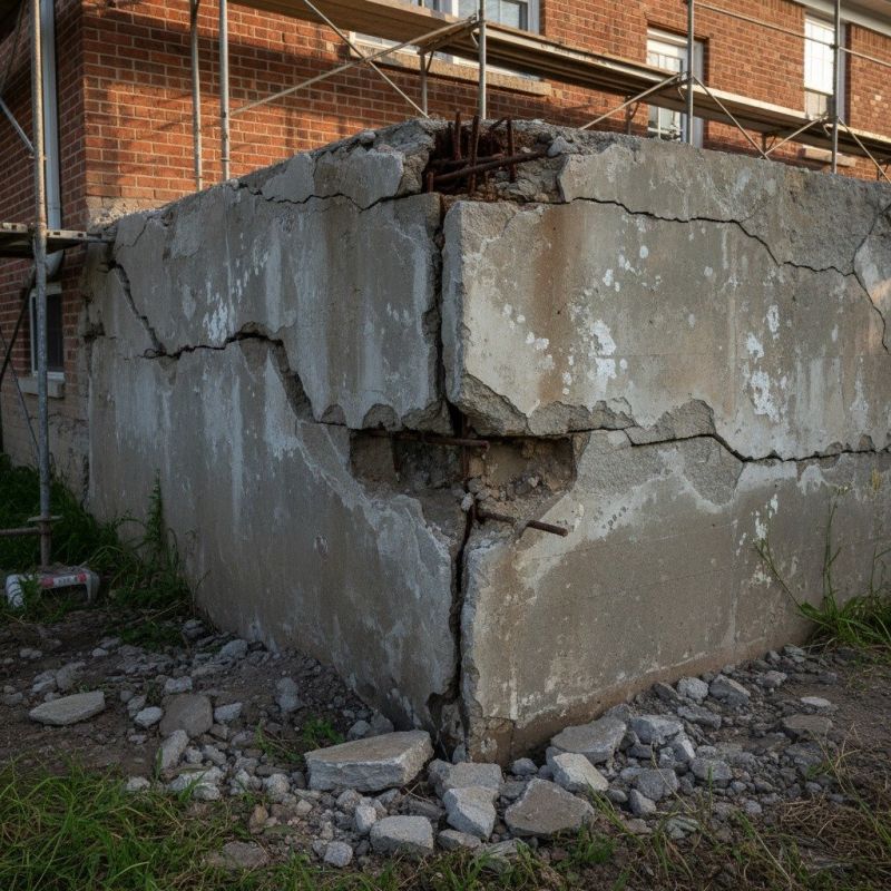 Cracked Foundation Repair in New Hanover County, NC