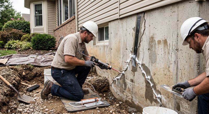 Cracked Foundation Repair in Rocky Point, NC