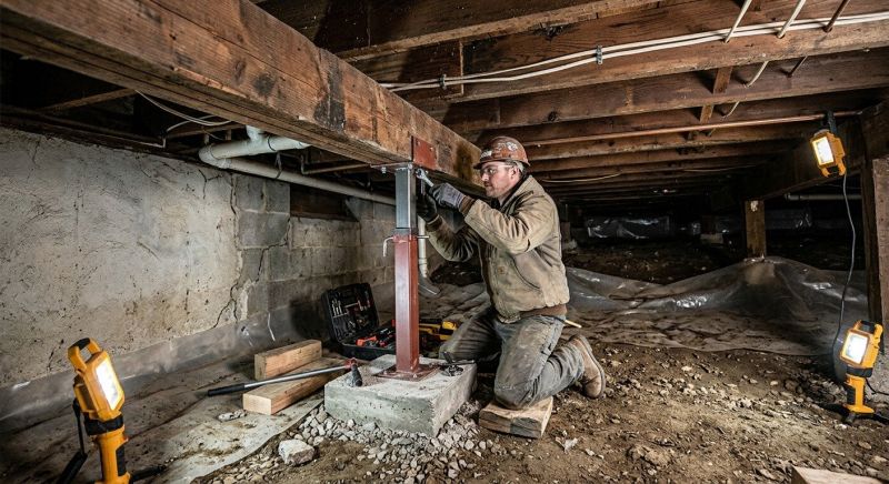Crawlspace Foundation Repair in Bolton, NC