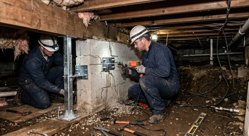 Crawlspace Foundation Repair in Rocky Point, NC