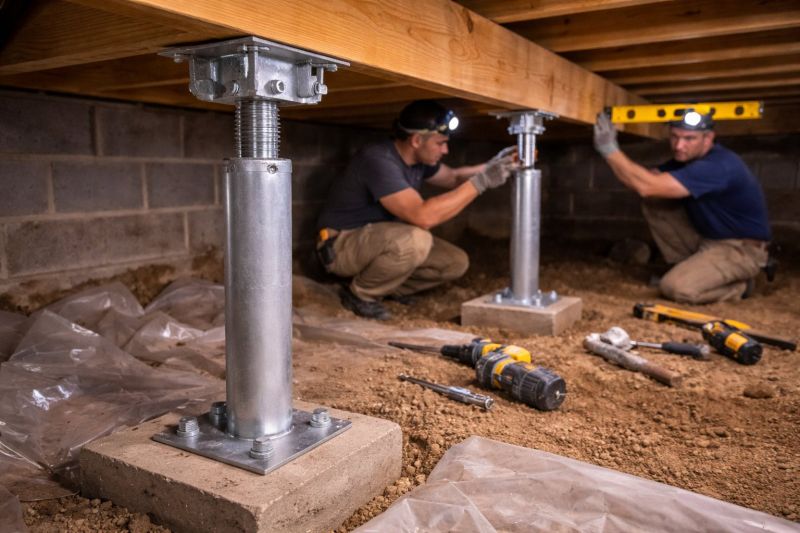 Crawlspace Structural Repair in Leland, NC