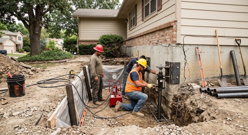 Deep Foundation Repair in Leland, NC