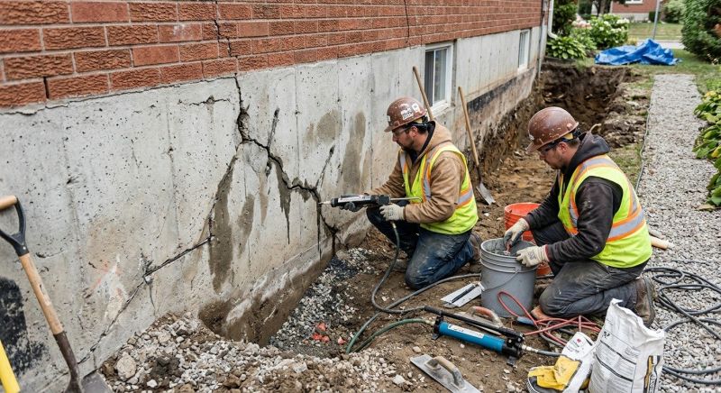 Foundation Cracks Repair in Leland, NC