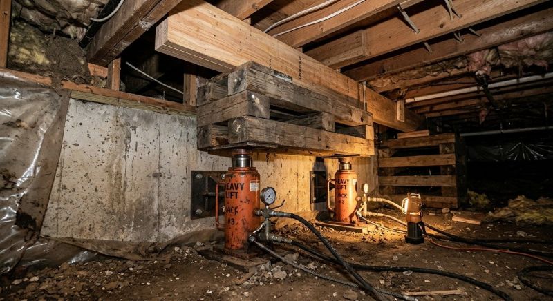 Foundation Jacking in Burgaw, NC