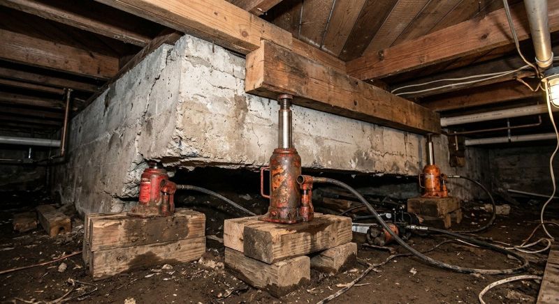 Foundation Jacking in Kure Beach, NC
