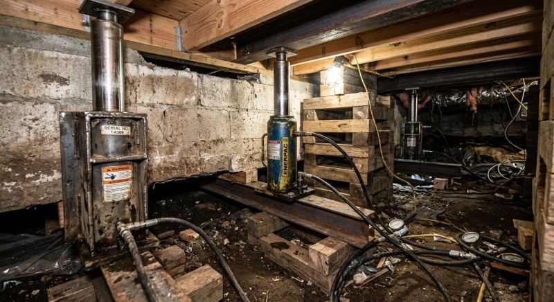 Foundation Jacking in Leland, NC