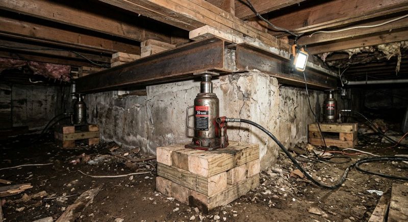 Foundation Jacking in New Hanover County, NC