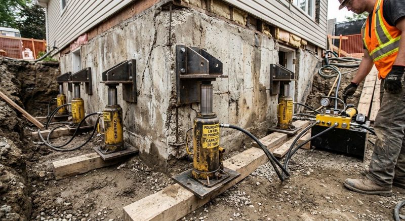 Foundation Jacking in Oak Island, NC