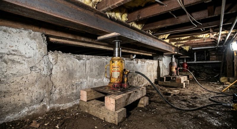 Foundation Jacking in Wilmington, NC
