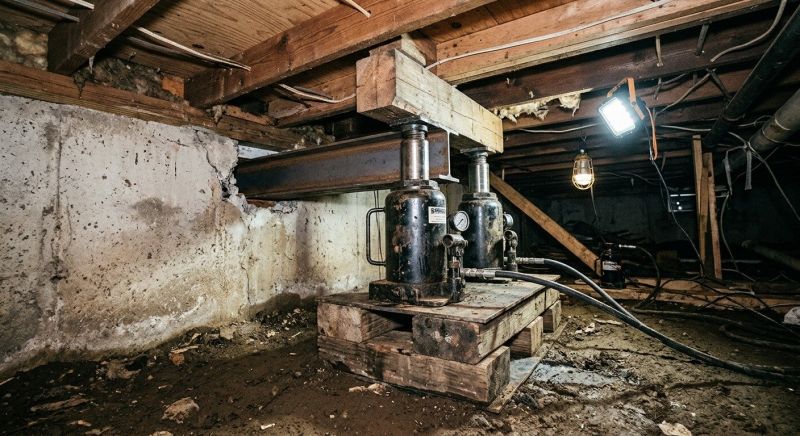 Foundation Jacking in Wilmington, NC