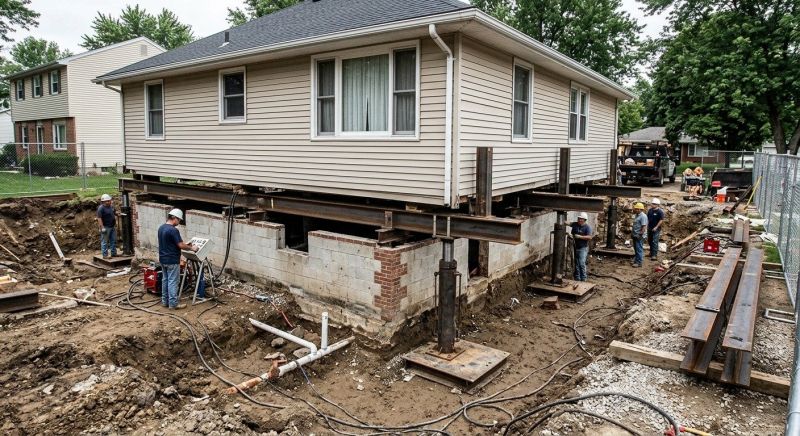 Foundation Lifting in New Hanover County, NC