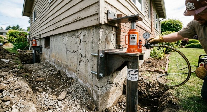 Foundation Lifting in Oak Island, NC