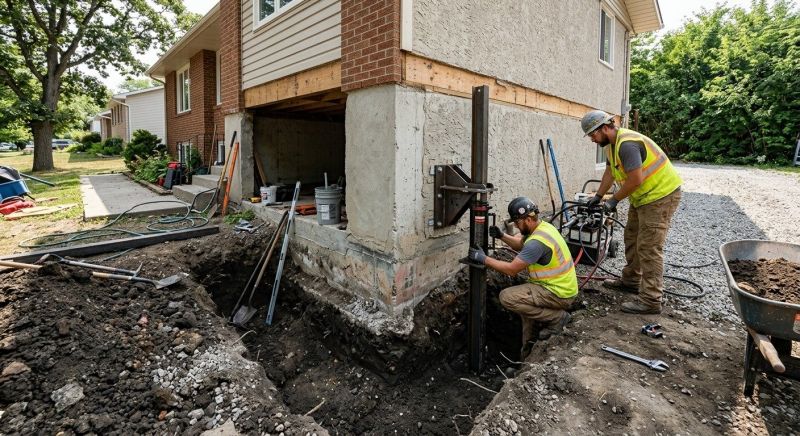 Foundation Pier Repair in Leland, NC