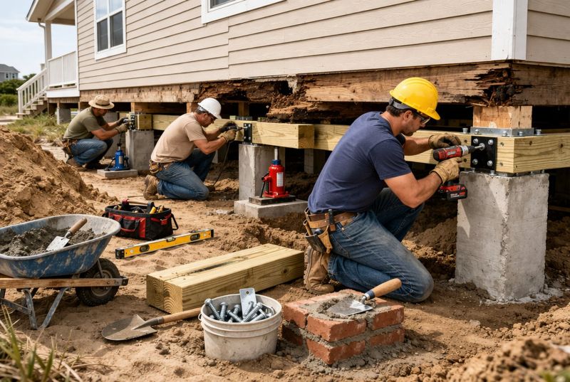 Foundation Raising in Bolton, NC