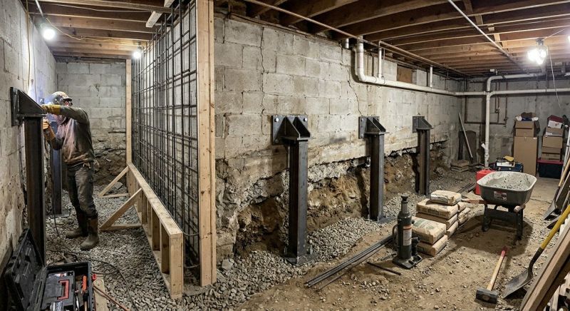Foundation Stabilizing in Leland, NC