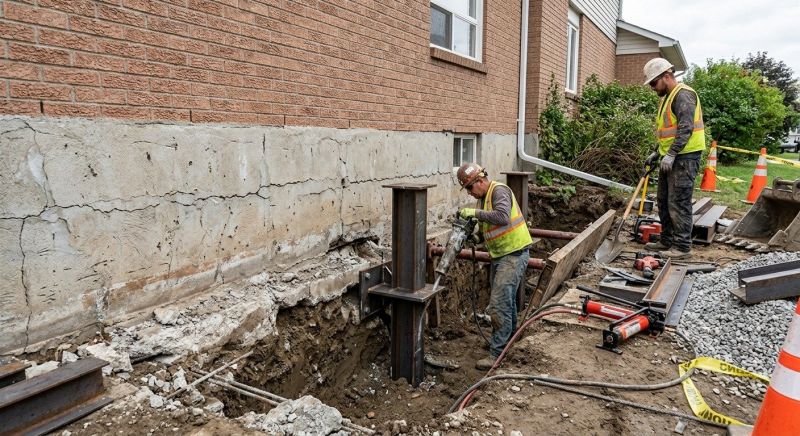 Foundation Structural Repair in Bolivia, NC