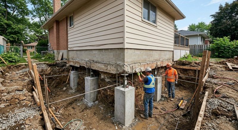 Foundation Underpinning in Leland, NC
