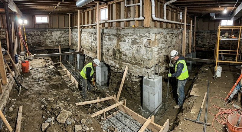 Foundation Underpinning in Leland, NC
