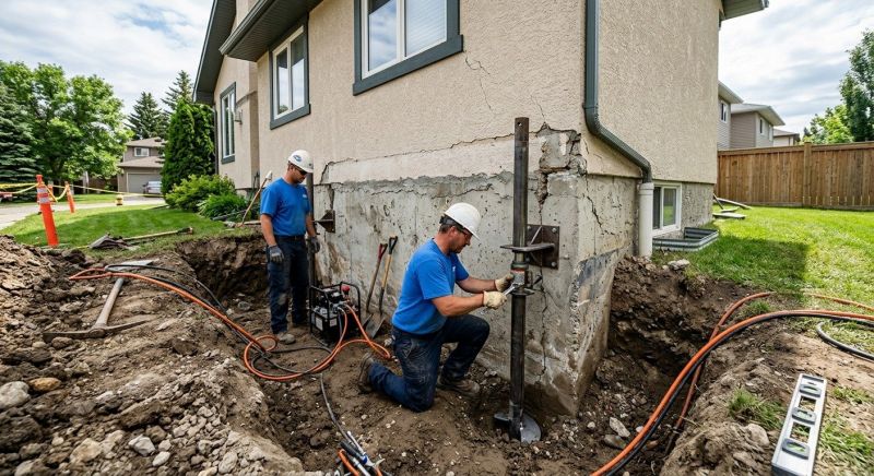 Helical Piers Installation in Leland, NC