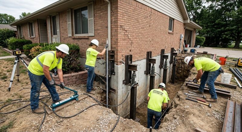 Home Foundation Leveling in New Hanover County, NC