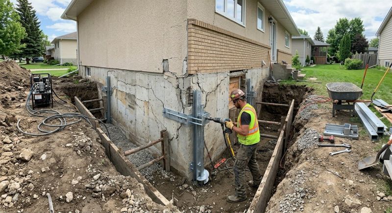 House Foundation Repair in Bolivia, NC