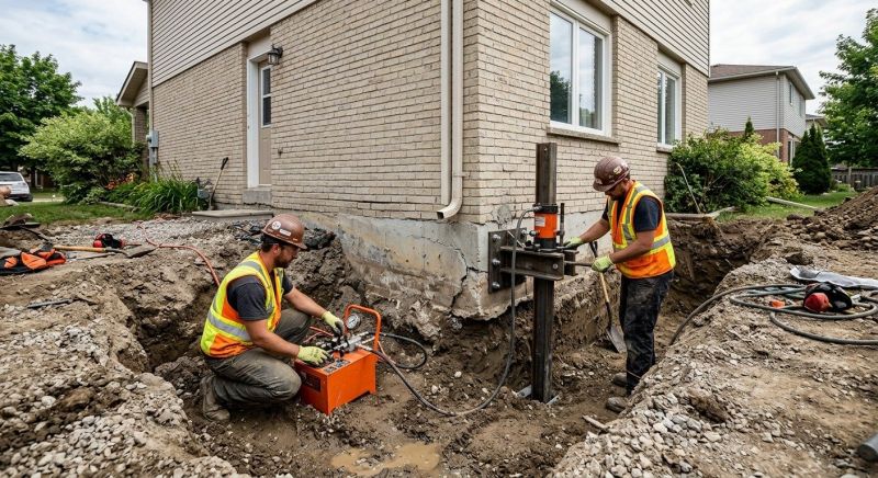 Sinking Foundation Lifting in Leland, NC