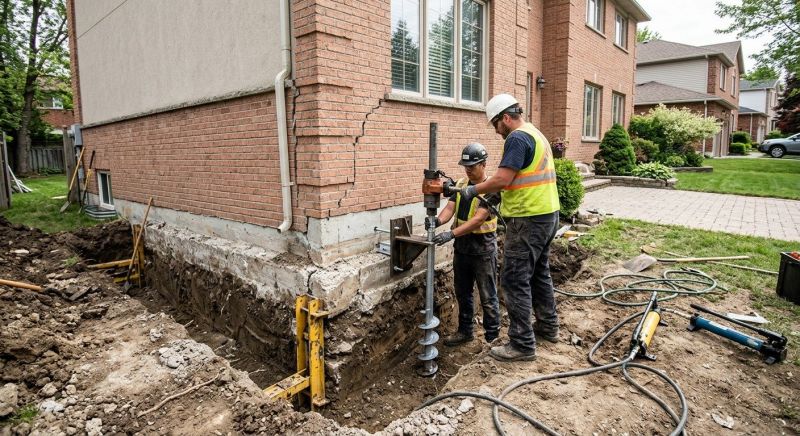 Sinking Foundation Repair in Burgaw, NC