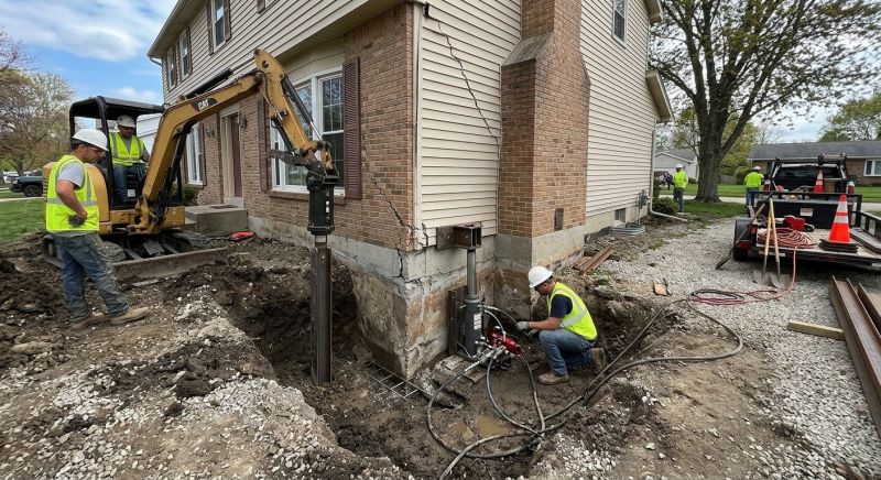 Sinking Foundation Repair in Carolina Beach, NC