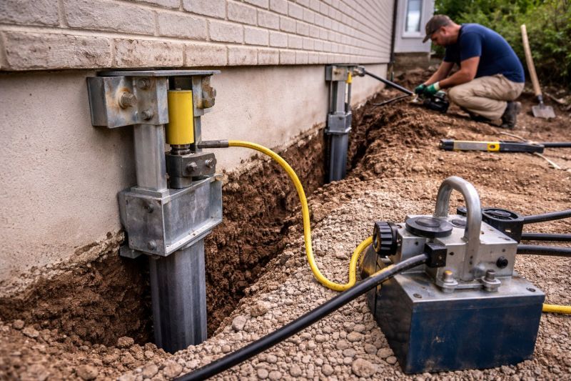 Sinking Foundation Repair in Oak Island, NC