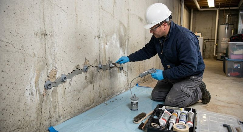 Structural Crack Repair in Leland, NC
