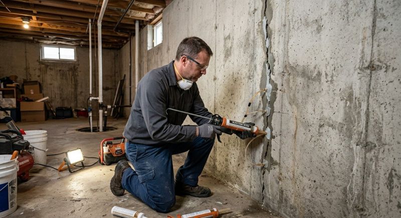 Structural Crack Repair in Leland, NC