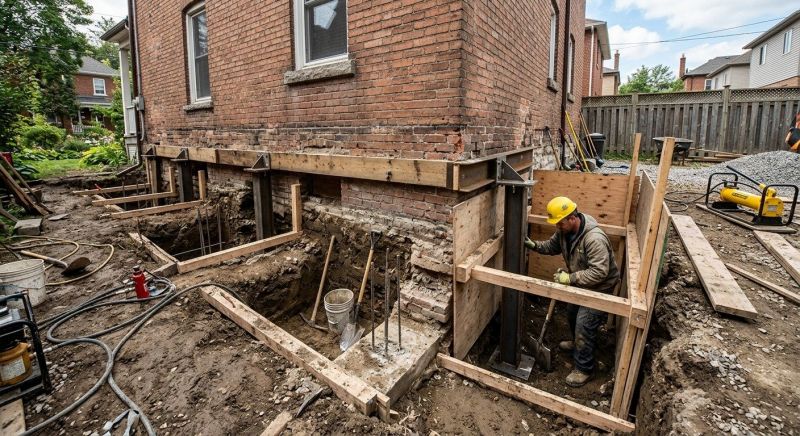Structural Underpinning in Leland, NC