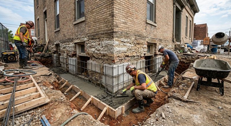 Underpinning Repair in Leland, NC
